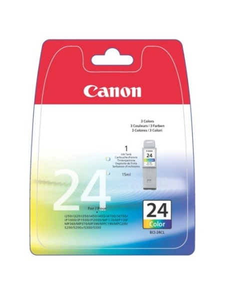 Canon BCI-24CL cartuccia d'inchiostro 1 pz Originale Ciano, Magenta, Giallo