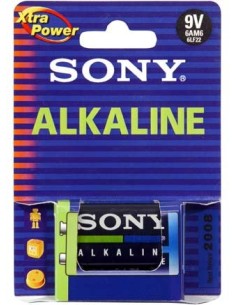 Sony Alkaline - size 9V Batteria monouso Alcalino