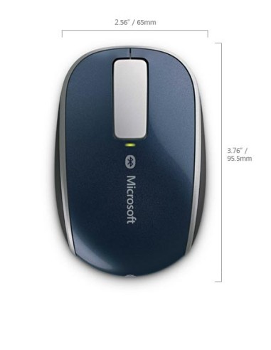 Microsoft Sculpt Touch mouse Ambidestro Bluetooth BlueTrack 1000 DPI