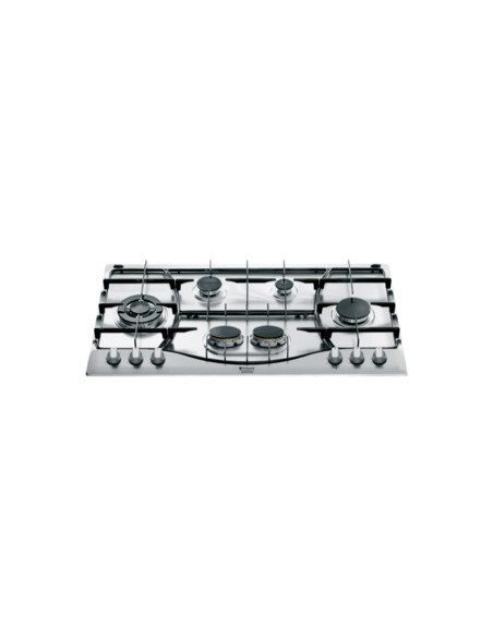 Hotpoint PH 960MST (AX) HA piano cottura Da incasso Gas 6 Fornello(i)
