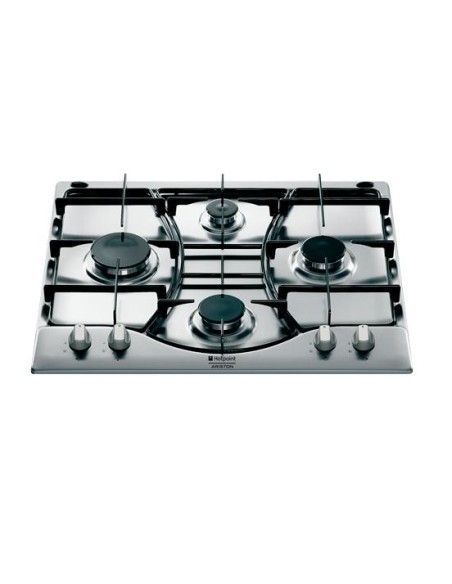 Hotpoint PFS 640 MS (IX) HA piano cottura Acciaio inossidabile Da incasso Gas 4 Fornello(i)