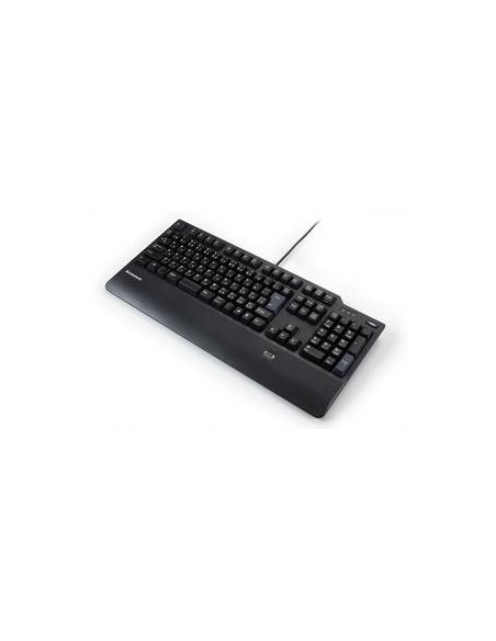 Lenovo Business Black Preferred Pro USB Fingerprint Keyboard - US Euro tastiera QWERTY Inglese US Nero