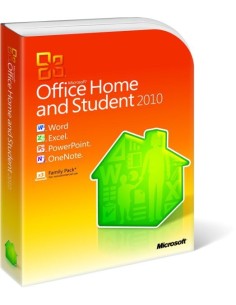 Microsoft Office Home and Student 2010, DVD, 32 64 bit, FR 1 licenza e Francese