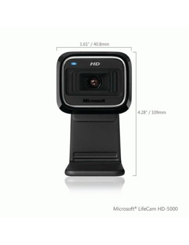 Microsoft LifeCam HD-5000 webcam 1280 x 720 Pixel USB 2.0 Nero