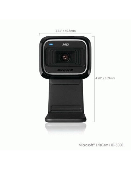 Microsoft LifeCam HD-5000 webcam 1280 x 720 Pixel USB 2.0 Nero