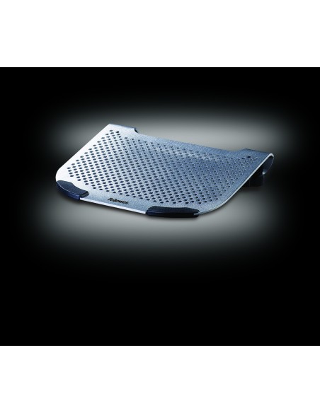 Fellowes 8018701 base di raffreddamento per notebook Nero, Argento