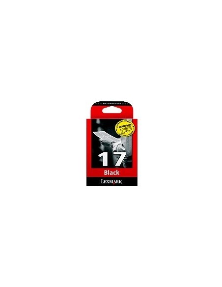 Lexmark Twin Pack 17 Black Print Cartridges cartuccia d'inchiostro Originale Nero