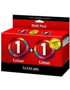 Lexmark Twin-Pack No1 Print Cartridges cartuccia d'inchiostro Originale Nero