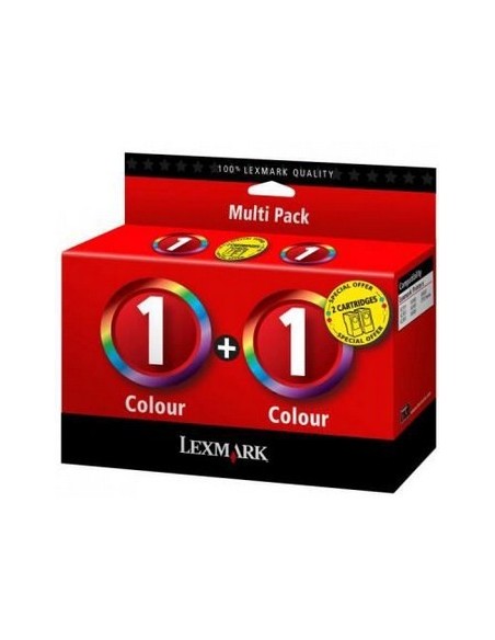 Lexmark Twin-Pack No1 Print Cartridges cartuccia d'inchiostro Originale Nero
