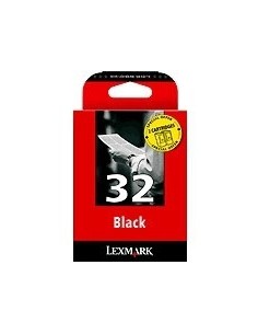 Lexmark Twin-Pack No.32 Black Print Cartridges cartuccia d'inchiostro 2 pz Originale
