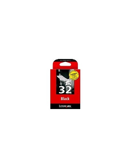 Lexmark Twin-Pack No.32 Black Print Cartridges cartuccia d'inchiostro 2 pz Originale