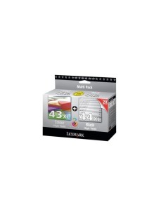 Lexmark 80D2966 cartuccia d'inchiostro 2 pz Originale Nero