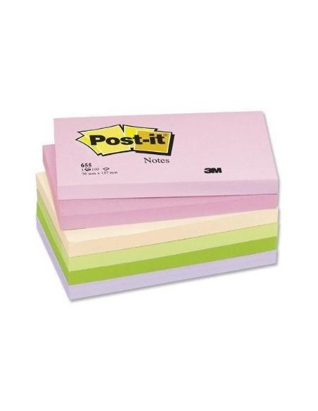 3M 655-FL pouch autoadesiva Rettangolo Multicolore 100 fogli