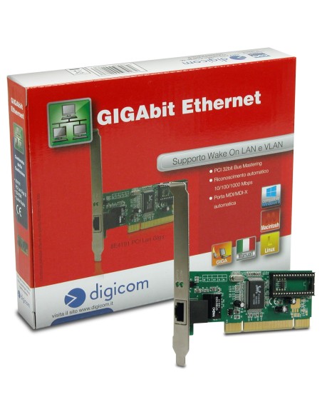 Digicom PCI LAN GIGA 32 Interno Ethernet 1000 Mbit s
