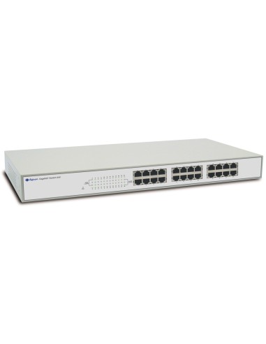 Digicom GigaNet Switch 24V Non gestito Gigabit Ethernet (10 100 1000) Grigio, Bianco