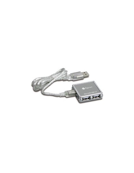 Digicom MiniHub USB 2.0 4 porte 12 Mbit s Argento