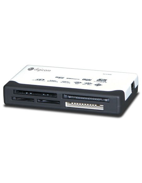 Digicom 8E4428 lettore di schede USB 2.0 Nero, Bianco