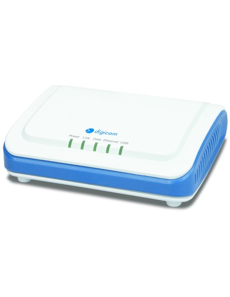 Digicom 8E4453 router cablato Fast Ethernet Blu, Bianco