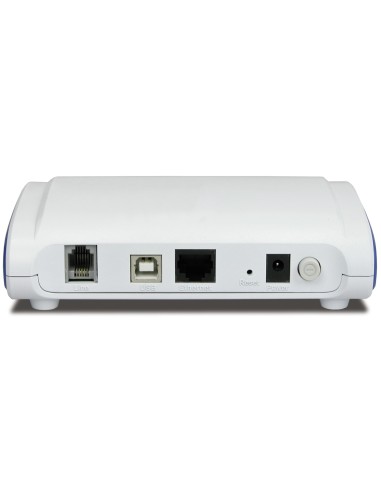 Digicom 8E4453 router cablato Fast Ethernet Blu, Bianco