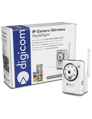 Digicom IP Camera 300HD (VSIC-F01) Telecamera di sicurezza IP Interno Cupola 1280 x 1024 Pixel Scrivania