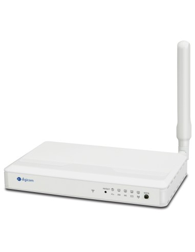 Digicom AM11 router wireless Fast Ethernet 3G Bianco
