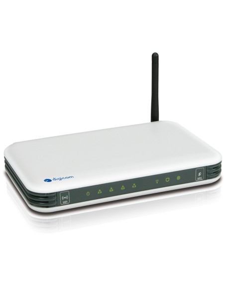 Digicom RAW 150-A02 router wireless Fast Ethernet 4G Nero, Bianco