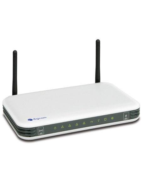 Digicom RAW300-A02 router wireless Fast Ethernet 4G Nero, Bianco