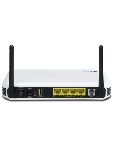 Digicom RAW300-A02 router wireless Fast Ethernet 4G Nero, Bianco