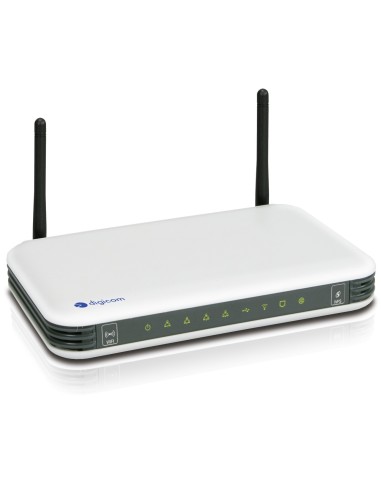 Digicom RAW300-A02 router wireless Fast Ethernet 4G Nero, Bianco