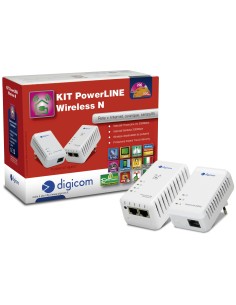 Digicom PL200W KIT 200 Mbit s Collegamento ethernet LAN Wi-Fi Bianco 2
