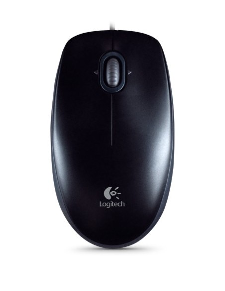 Logitech B110 mouse Ambidestro USB tipo A Ottico 800 DPI