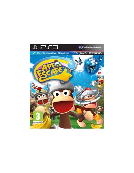 Sony Ape Escape, PS3 Inglese, ITA PlayStation 3