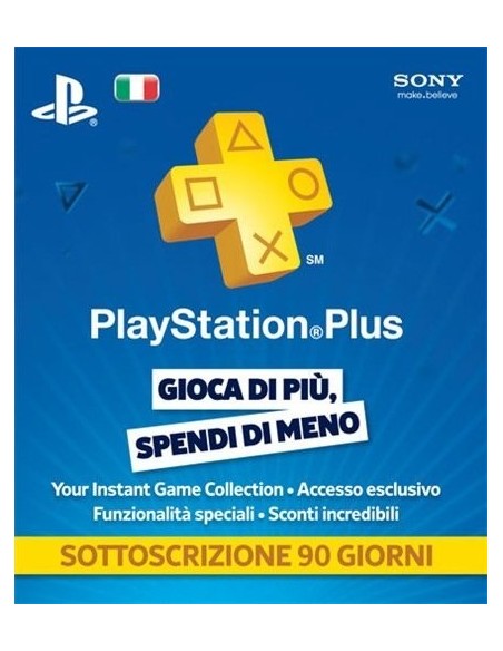 Sony PlayStation Plus Card  90
