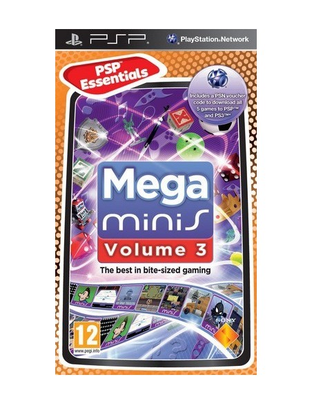 Sony Mega minis Volume 3, PSP Inglese, ITA PlayStation Portatile (PSP)
