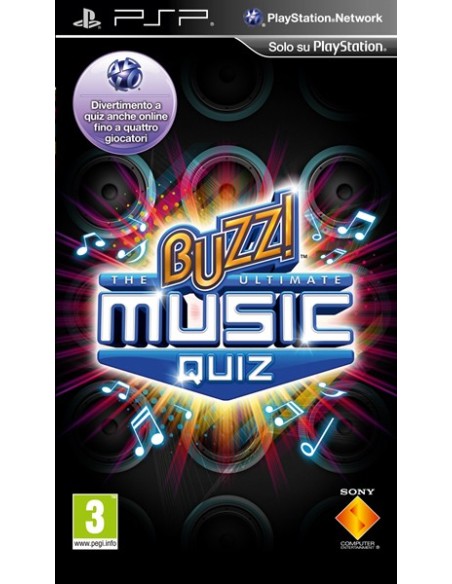 Sony Buzz!  The Ultimate Music Quiz PlayStation Portatile (PSP)