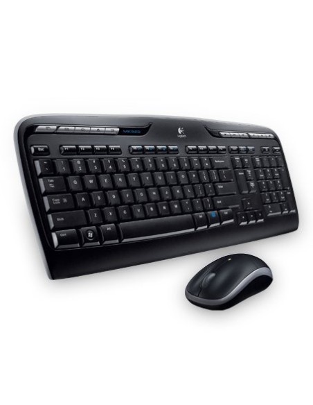 Logitech Wireless Desktop MK320, IT tastiera RF Wireless QWERTY Nero