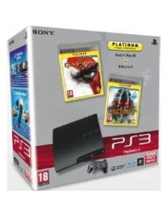 Sony PlayStation 3 320GB + Killzone 3 + God Of War 3 Platinum Wi-Fi Nero