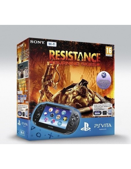 Sony PS Vita WiFi + 4GB, Resistance  Burning Skies console da gioco portatile 12,7 cm (5") Touch screen Wi-Fi Nero