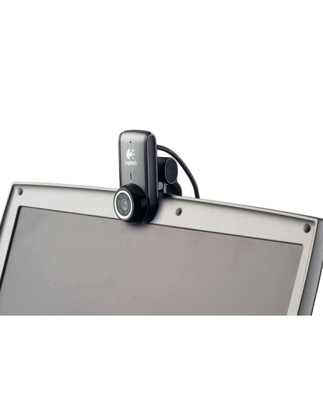 Logitech C905 webcam 8 MP 1600 x 1200 Pixel USB 2.0 Nero, Argento