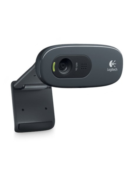 Logitech HD C270 webcam 3 MP 1280 x 720 Pixel USB 2.0 Nero, Grigio