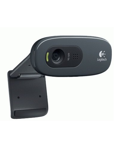 Logitech HD C270 webcam 3 MP 1280 x 720 Pixel USB 2.0 Nero, Grigio
