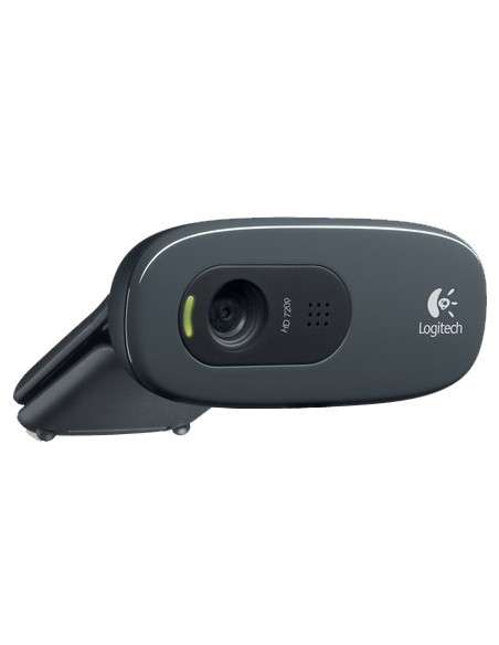 Logitech HD C270 webcam 3 MP 1280 x 720 Pixel USB 2.0 Nero, Grigio
