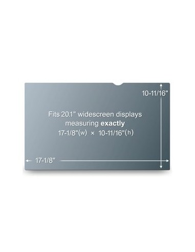 3M PF20.1W Filtro per la privacy senza bordi per display 51 cm (20.1")