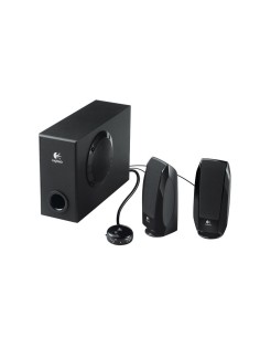 Logitech OEM S-220 Speaker System, European 17 W Nero 2.1 canali