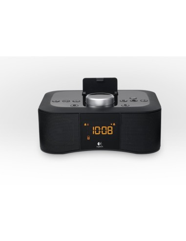 Logitech Clock Radio Dock S400i Orologio Nero