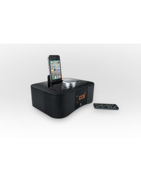 Logitech Clock Radio Dock S400i Orologio Nero