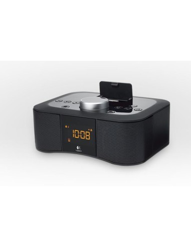 Logitech Clock Radio Dock S400i Orologio Nero