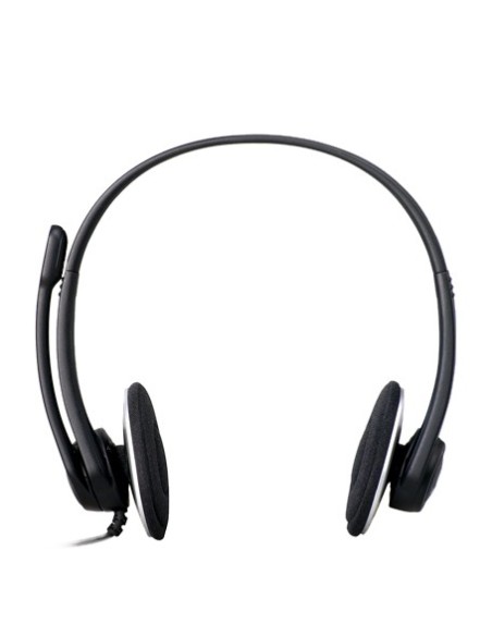 Logitech USB Headset H330 Auricolare Cablato A Padiglione Ufficio Nero