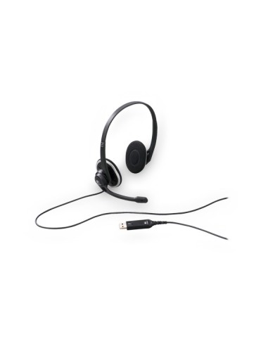 Logitech USB Headset H330 Auricolare Cablato A Padiglione Ufficio Nero