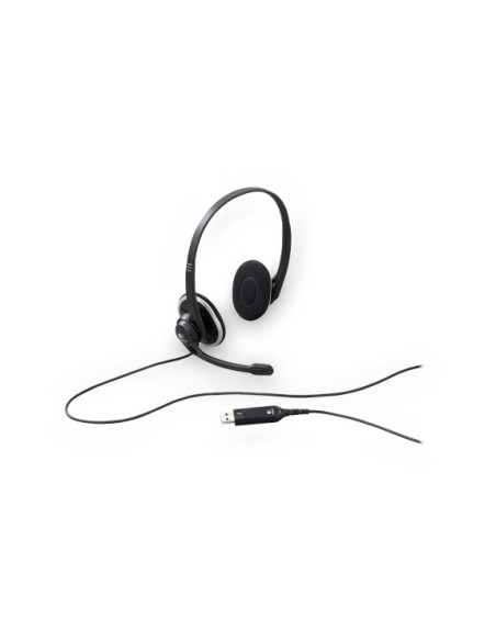 Logitech USB Headset H330 Auricolare Cablato A Padiglione Ufficio Nero